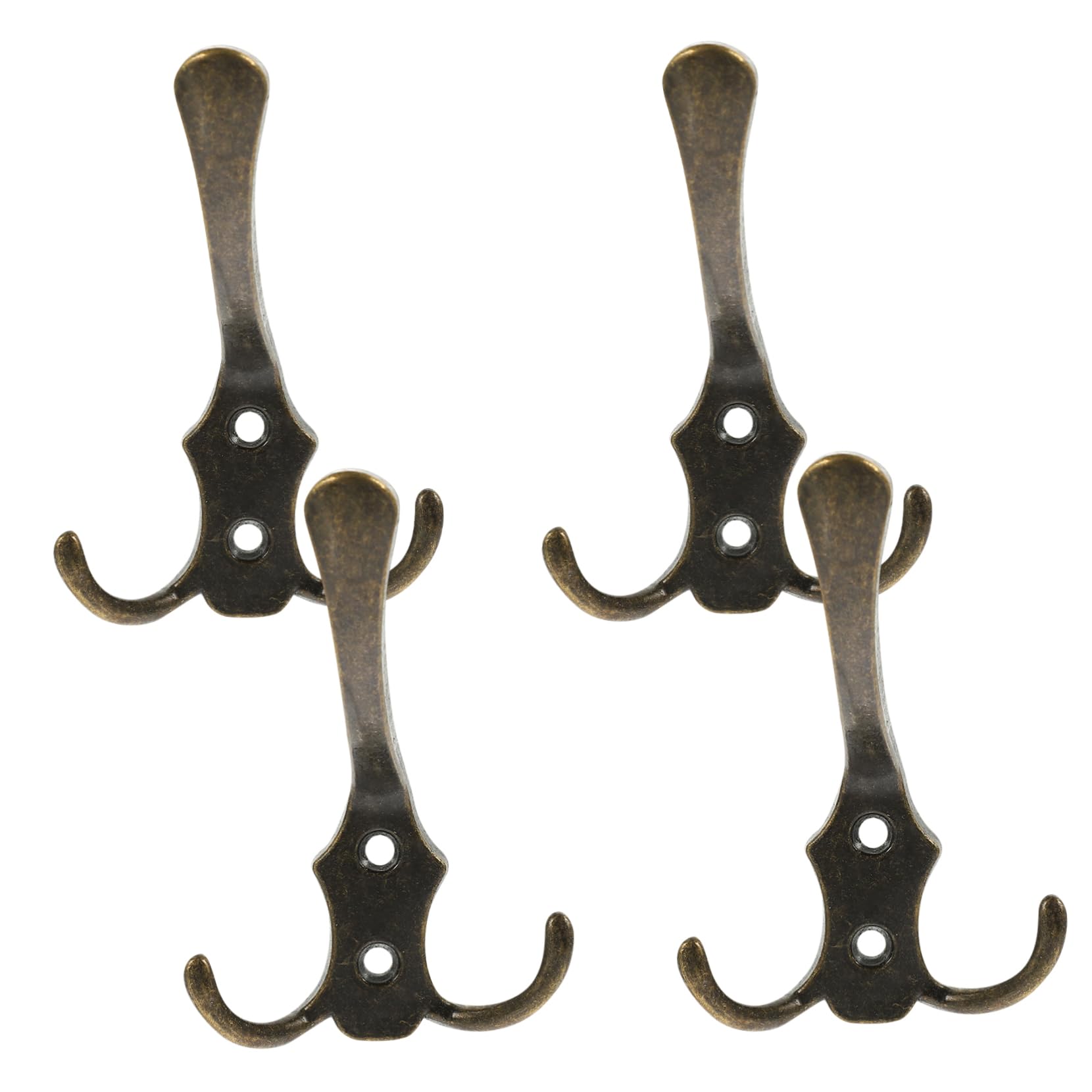 Hemobllo 2 Set Di Ganci Da Parete in Metallo Con Viti Facili Da Installare Ganci Per Appendiabiti Per Pareti in Tessuto Per Riporre La Casa Per Asciugamani Da Bagno 4 Pezzi*2