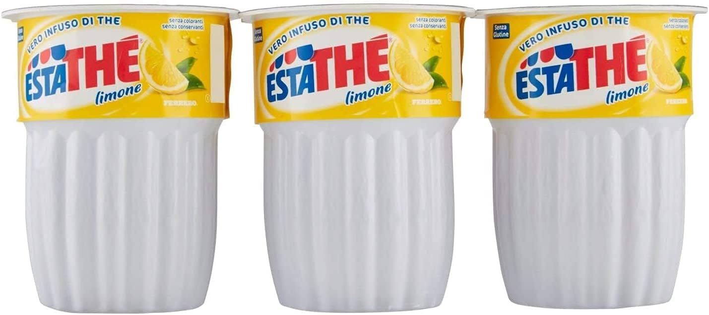 Estathé, Infusión de The de Limón, 24 paquetes de 3 vasos cada una, 14400 ml
