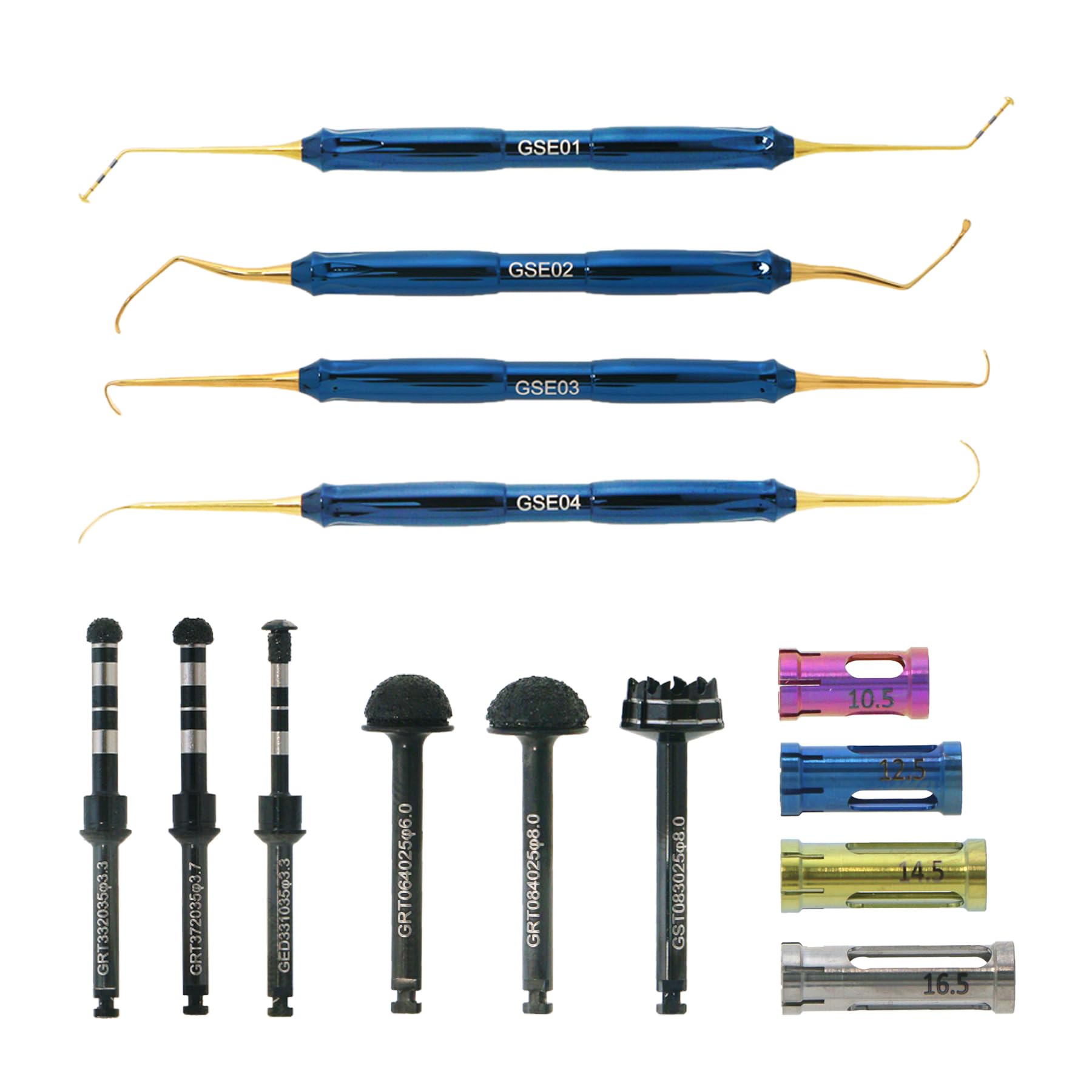 Anseven DASK SINUS Lift Kit Implant Advanced Drills Stoppers Elevation Instrument