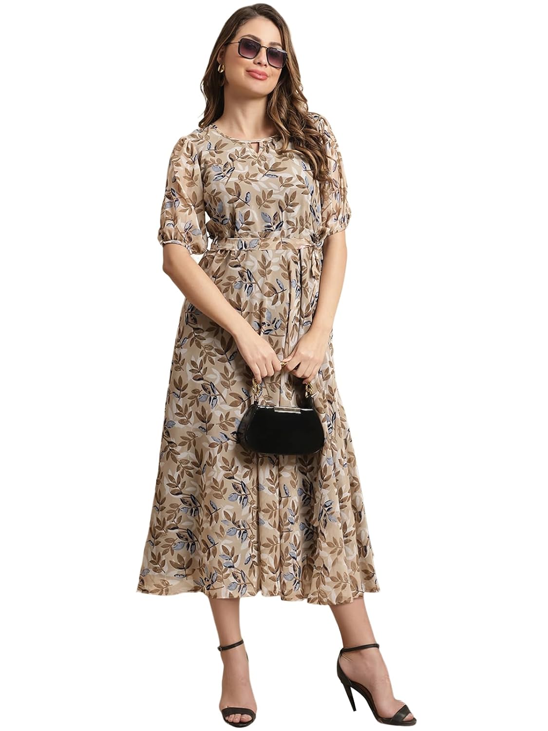 Tee Projekt Women Stylish Floral Maxi Dress| Short-Long Dress | Floral Print