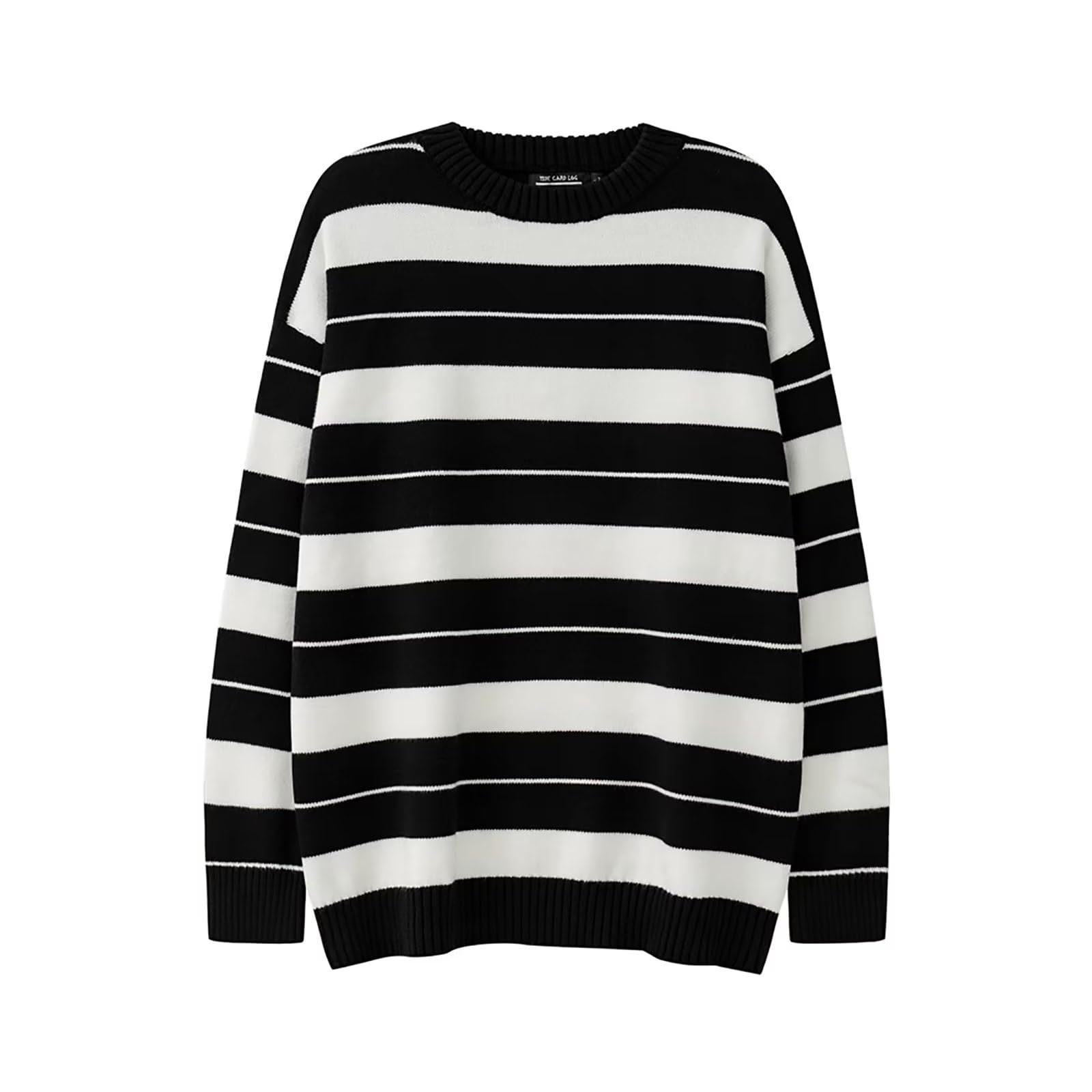 H&m Black And White Knit Jumper H&m Mens Black And White