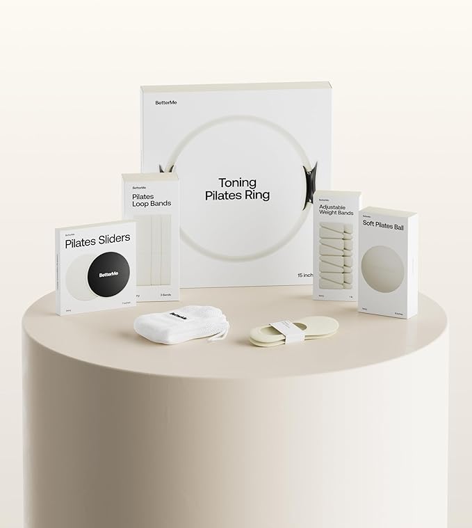Kit Estudio Pilates BetterMe – Anillo, Pelota, Bandas y Sliders miniatura 9