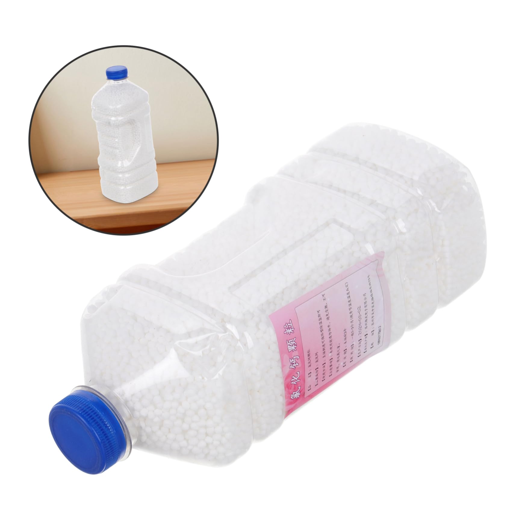 Granuli Bianco Ricaricabili Deumidificatore Assorbiumidità | Plastica, per Bagni e Auto, Effetto Prolungato ad Alta Efficienza, Riduce L’umidità