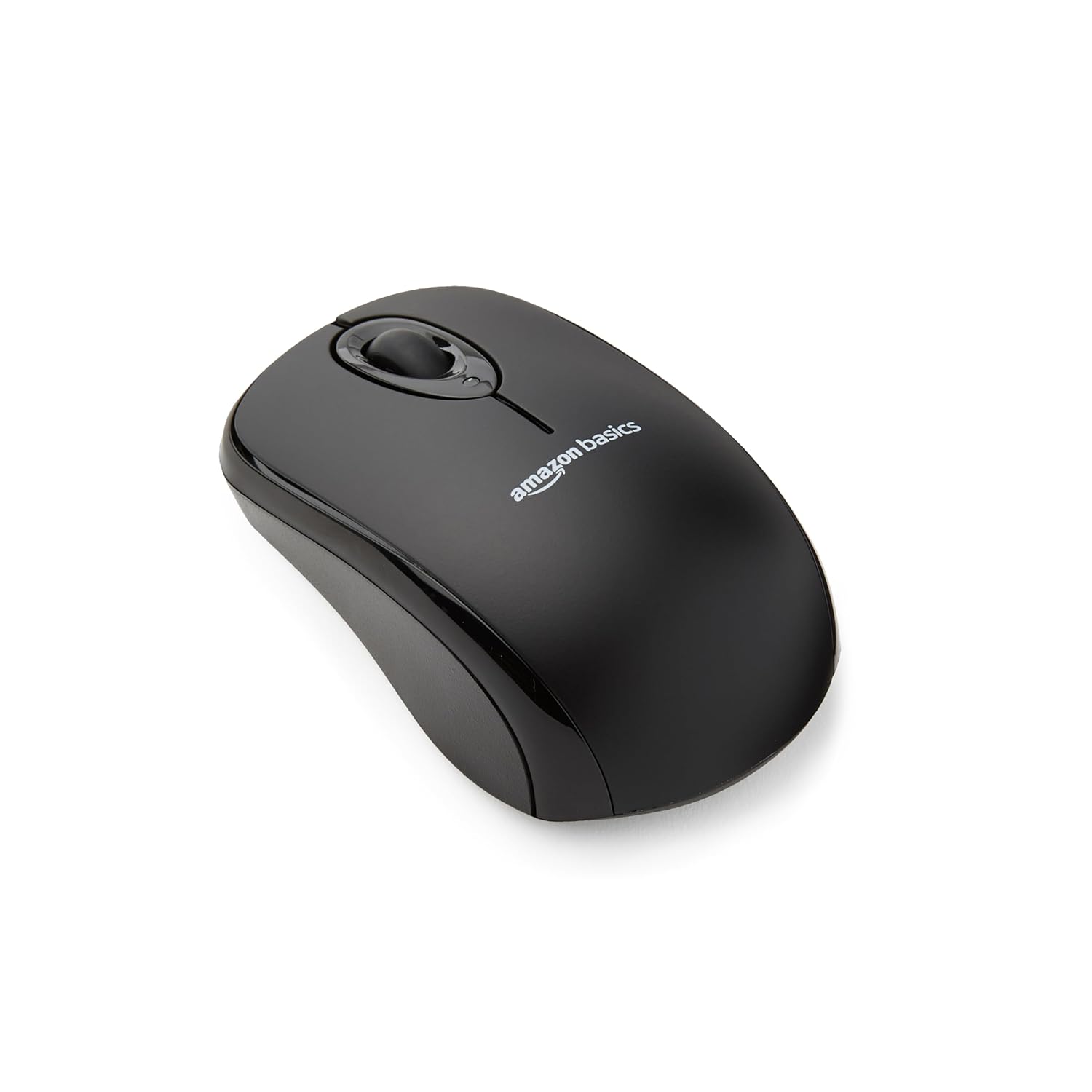 Amazon Basics 2 4 Ghz Wireless Optical Computer Mouse with USB Nano Receiver Black