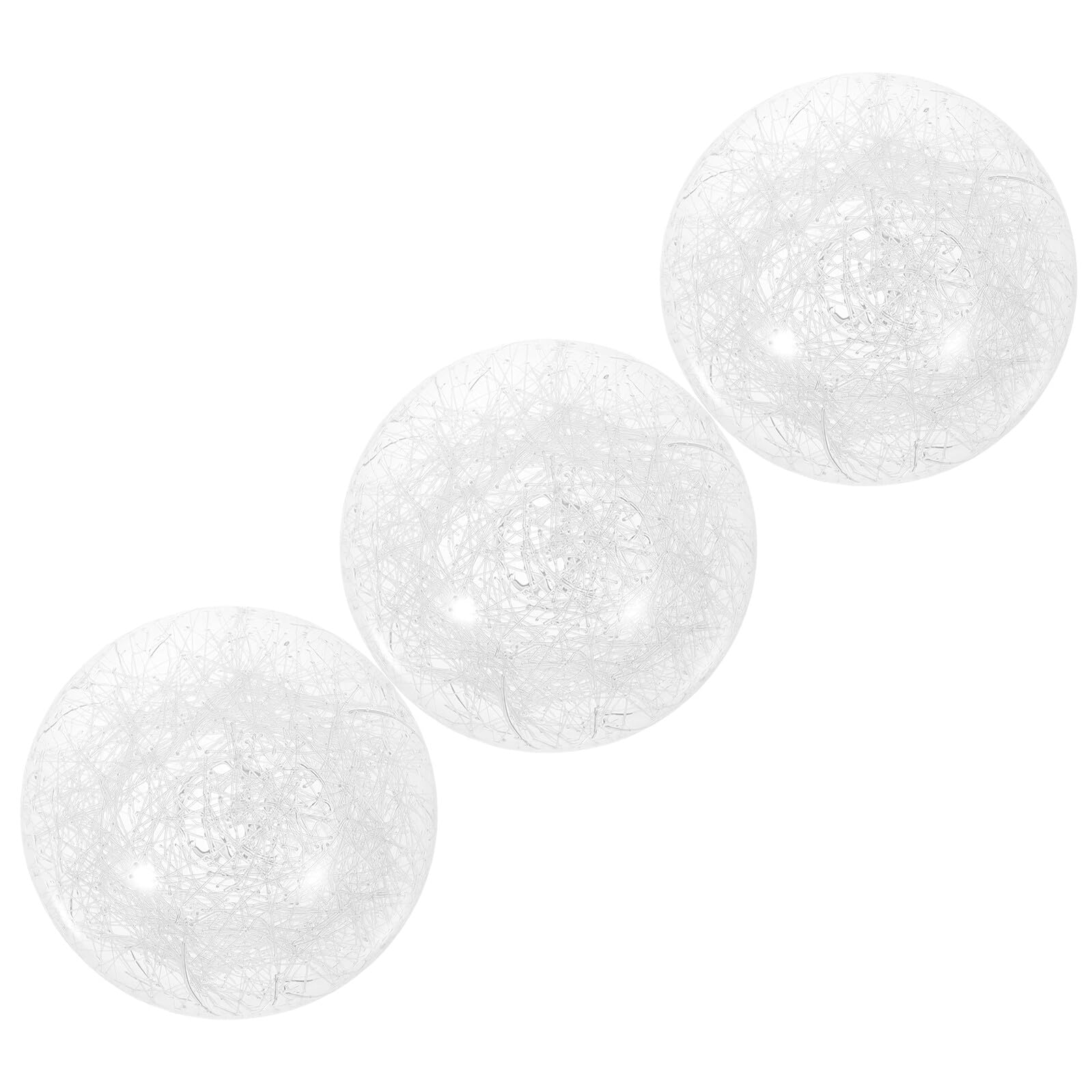 SHERCHPRY 3pcs Glass Globe Lamp Shade Replacement for Floor Lamps with G9 Bulbs, Threaded Construction, Sturdy and Easy to Clean Pendant Light Cover for Home Use