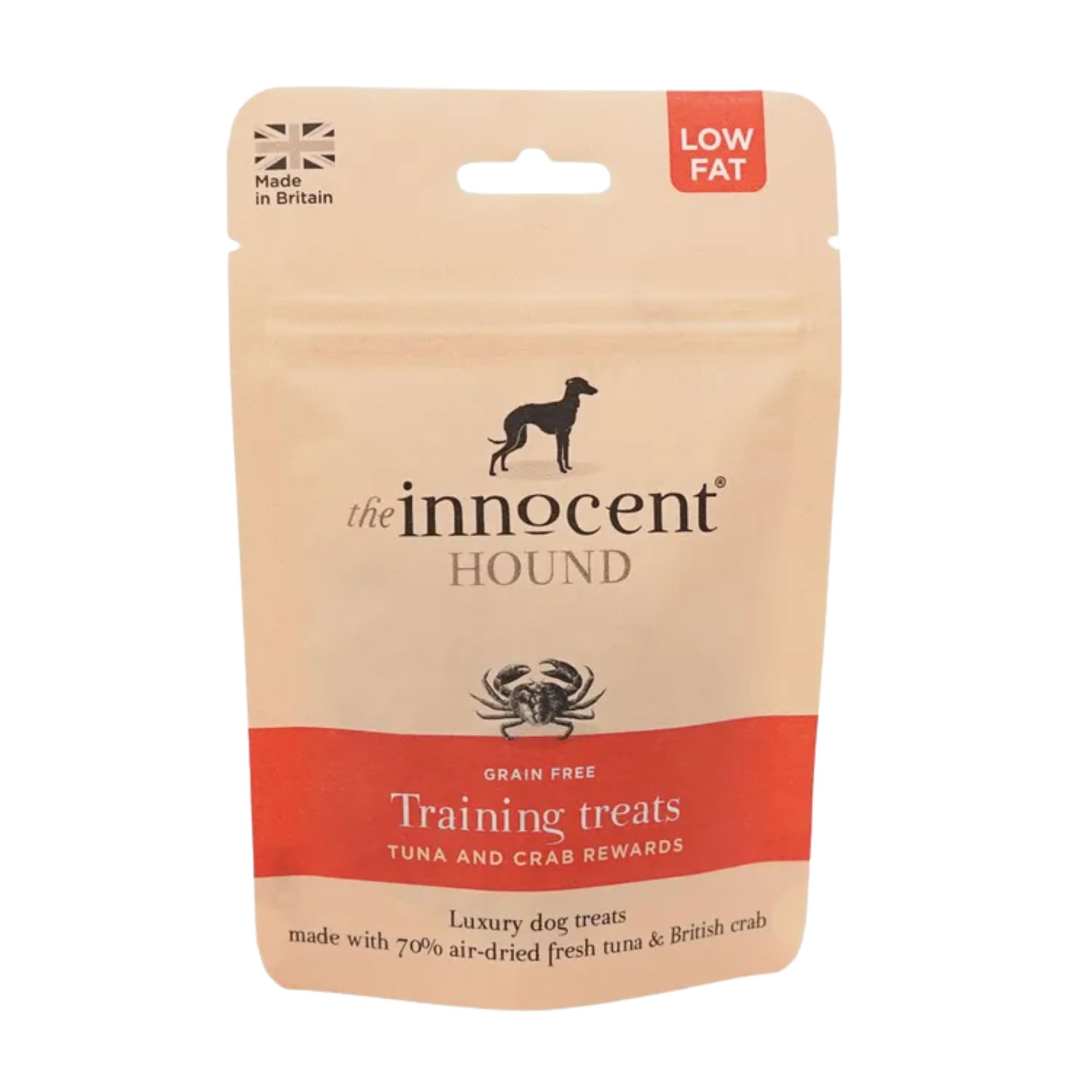 The Innocent Hound Training Treats | Premium Tuna & Crab Treats | Soft, Tasty & High-Value Training Treats | Grain-Free & Hypoallergenic | Low Fat Treats | 70g