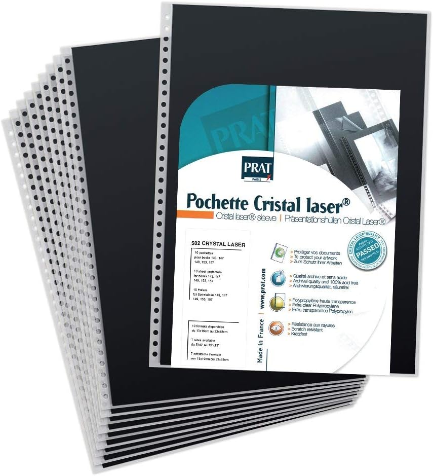 Prat Pampa 10 Crystal Laser Sleeves 502 13 x 19 cm Refill