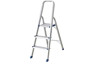 3-Step Ultra Lightweight Step Ladder, White