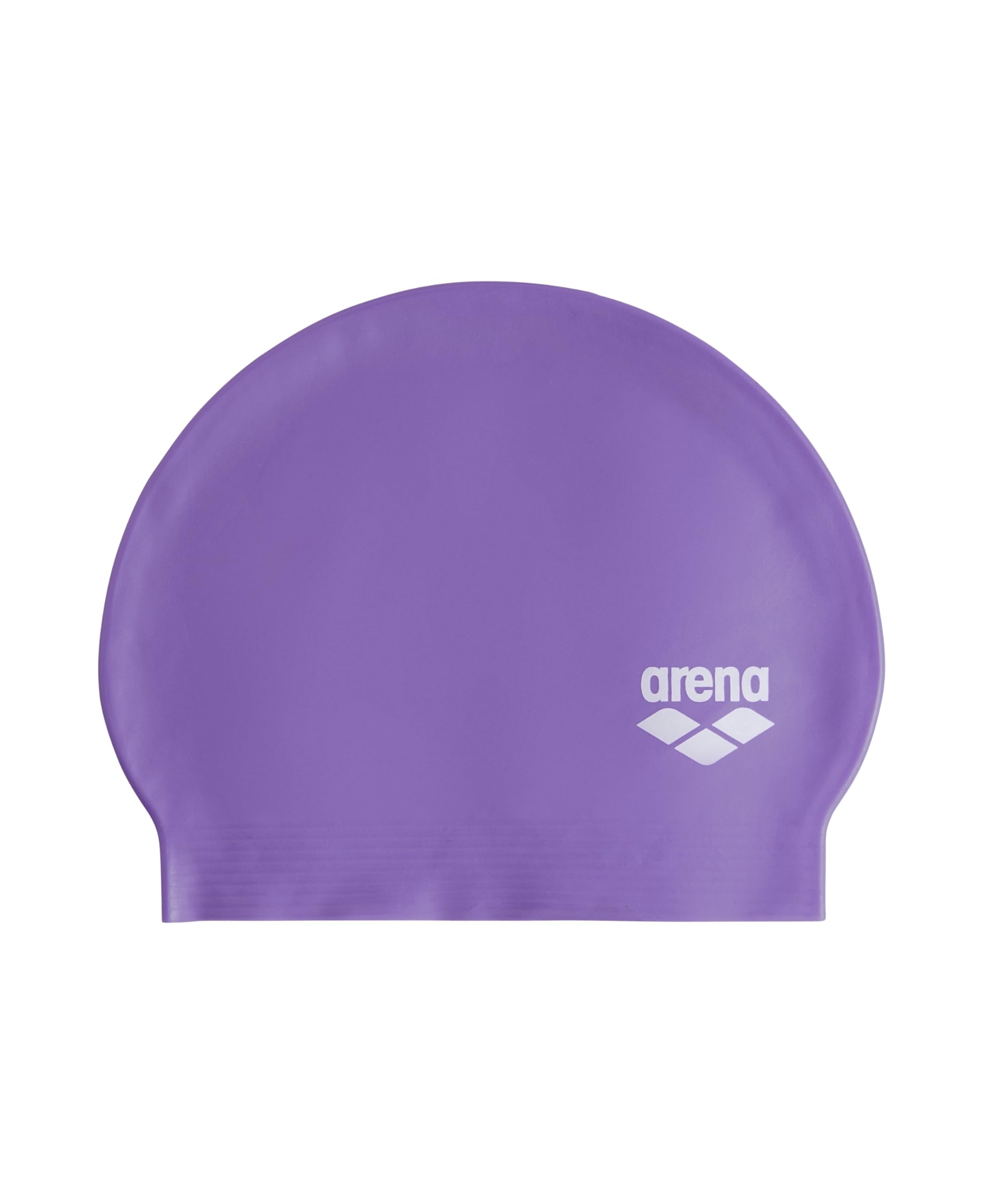 Arena Unisex Soft Latex II Swim Cap for Women and Men Fitness Swimmers Intensive Training Durable Soft Elastic Bathing Flat Cap, Violet