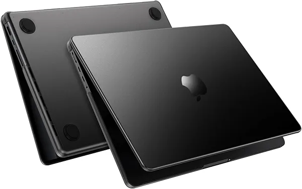 EooCoo Case Compatible with MacBook Pro 14 inch 2025 2024-2021 M4 M3 M2 M1 Pro/Max Chip, Ultra Slim Matte Hard Shell Laptop Protective Cover Case, Original Space Black