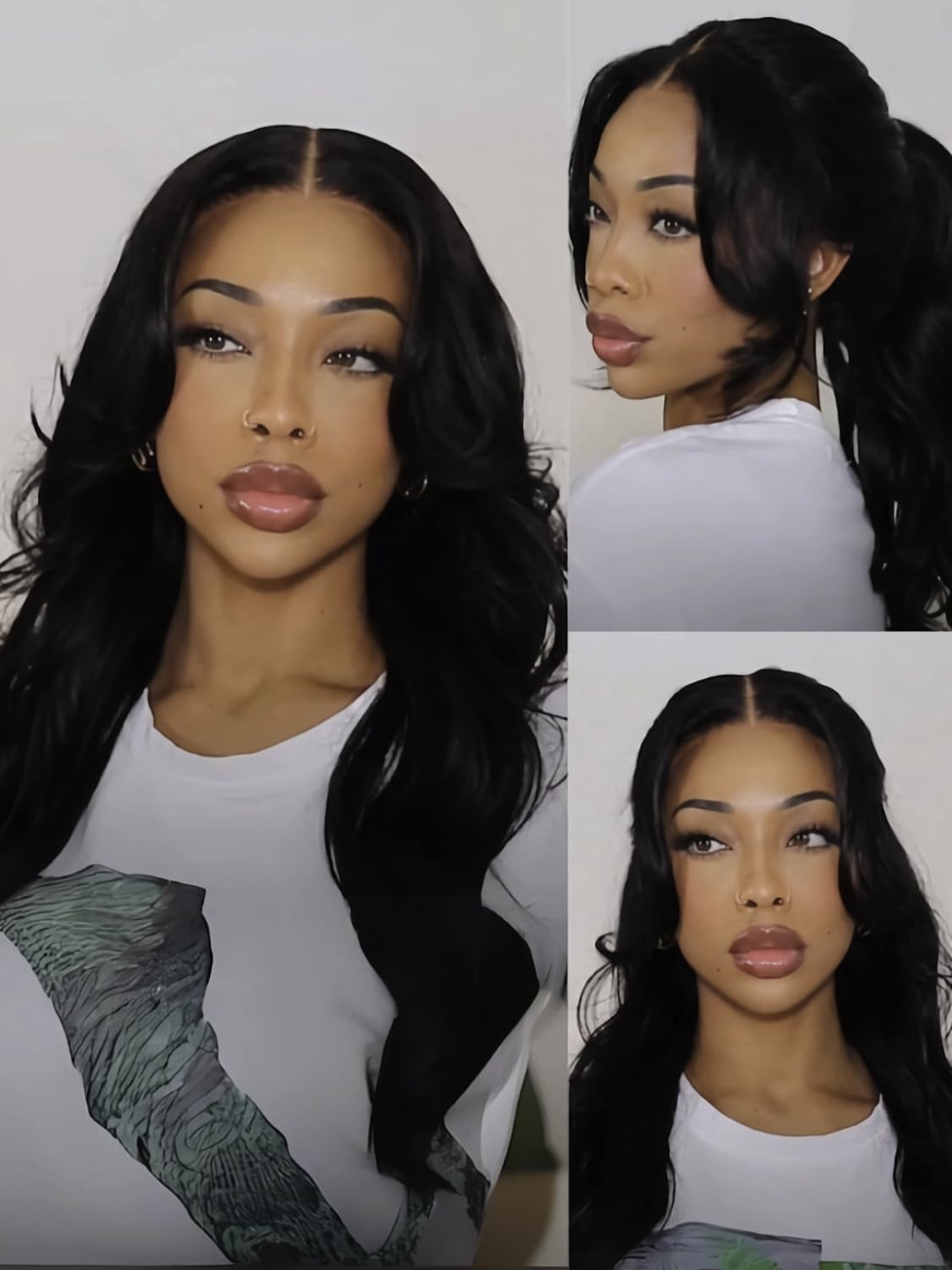 Julia Hair HD Real Scalp Glueless Wig 13x4 Pre Everything Skin-melt Lace Front Wigs Human Hair Loose Wave with Face Framing Invisi Drawstring Bleached