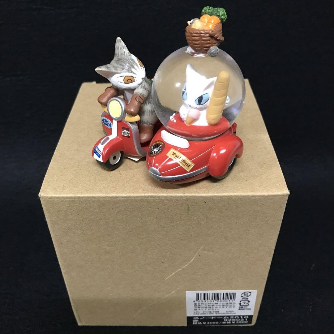 Amazon.co.jp: 保管品 わちふぃーるど 猫のダヤン スノードーム 赤