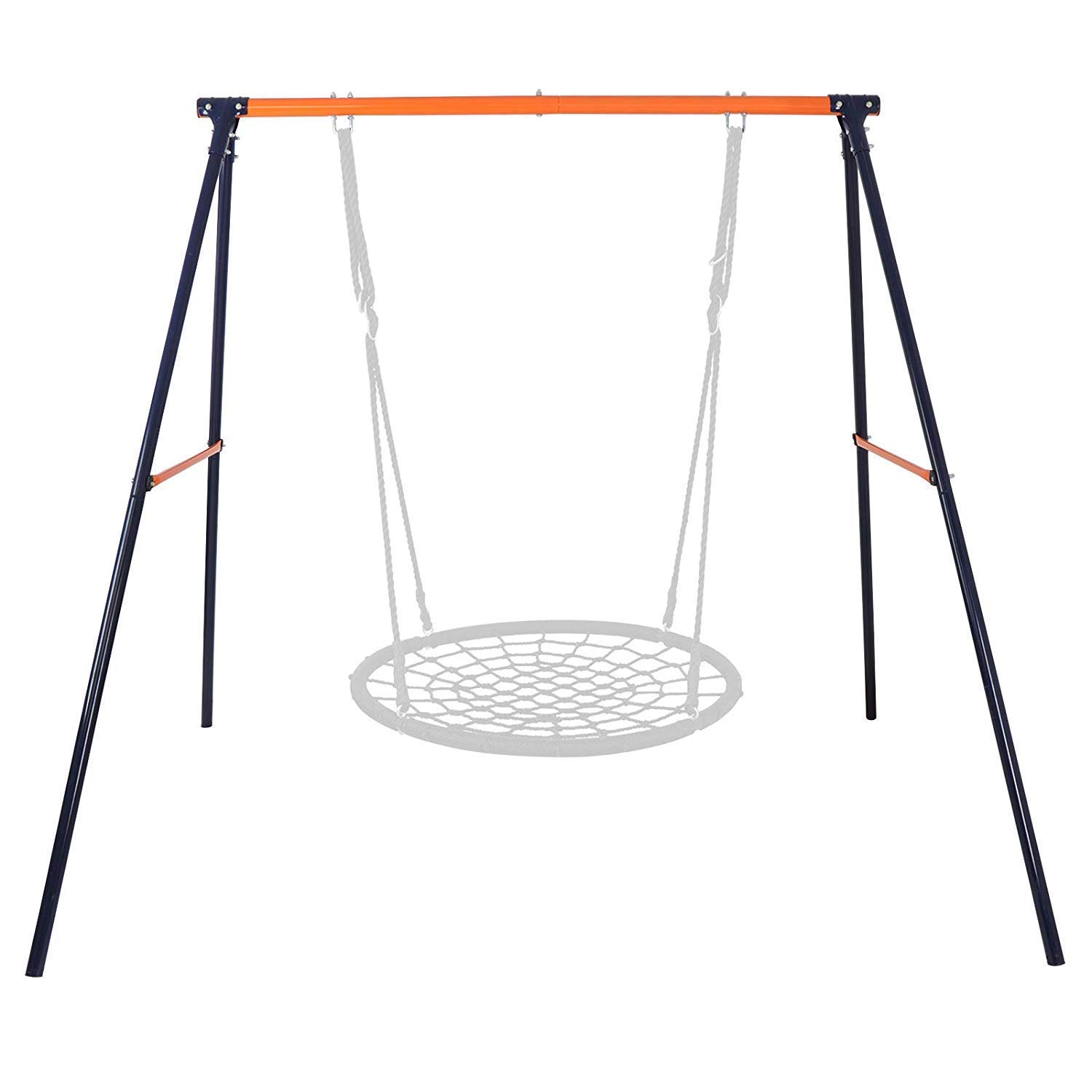 HomGarden All-Steel A-Frame Set Swing Stand Large Heavy Duty 72