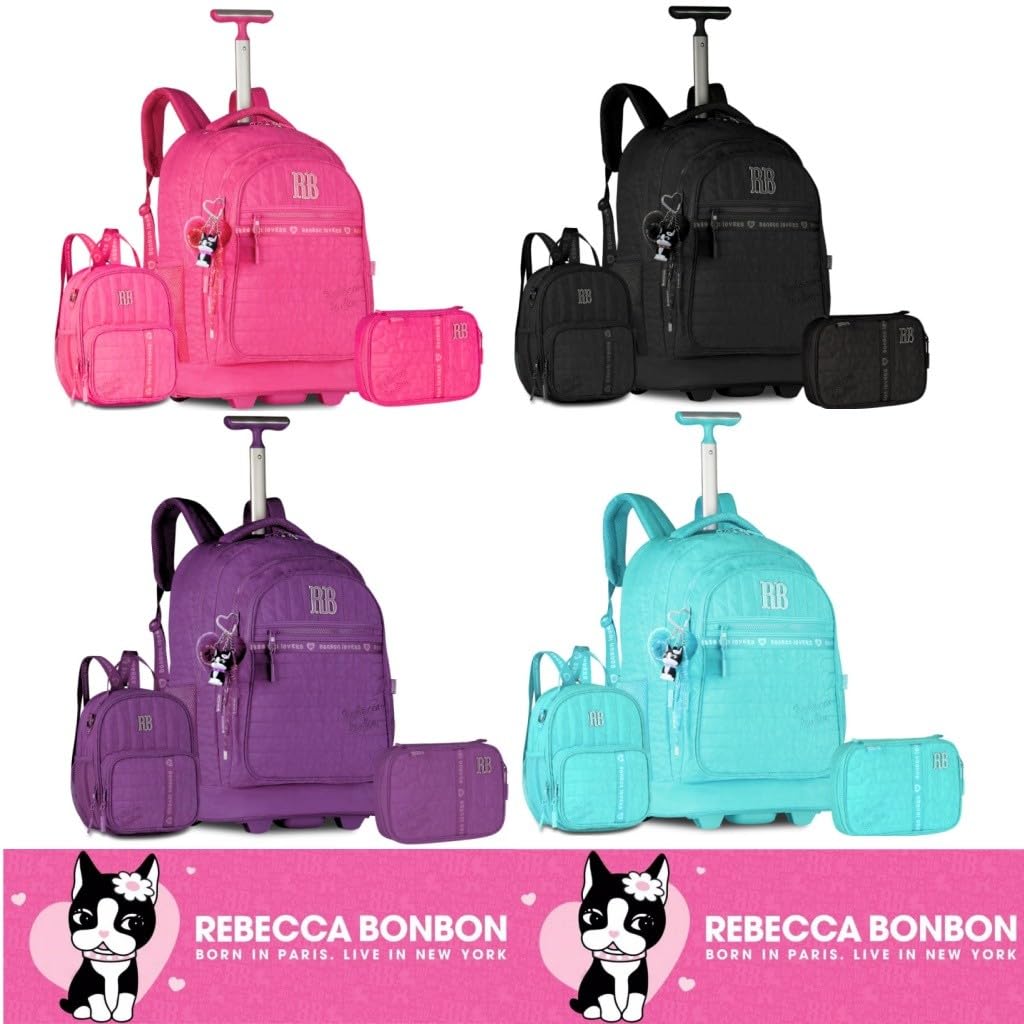 Kit Mochila Grande de Carrinho Oficial Rebecca Bonbon RB – 19″ – Clio Coleção 2026 (Azul) em promoção! Veja a oferta e mais achadinhos de Mochilas escolares 4 Hoje é o melhor dia para comprar Kit Mochila Grande de Carrinho Oficial Rebecca Bonbon RB – 19″ – Clio Coleção 2026 (Azul) com aquele preço maroto! Promoção! Aproveite a oferta! 4