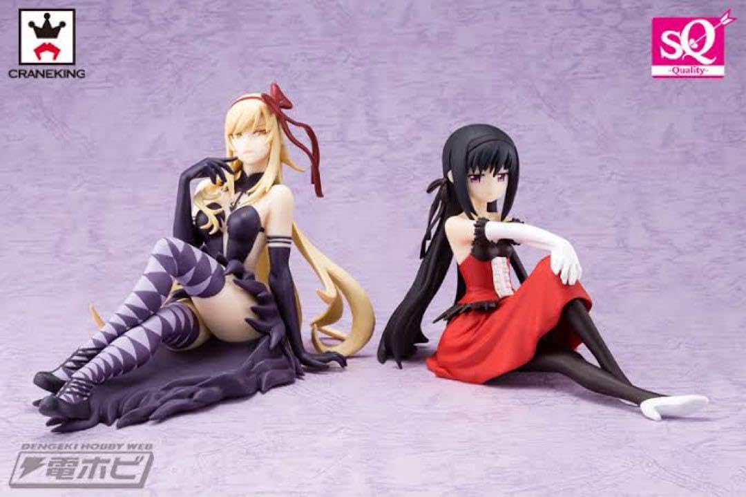 魔法少女まどか☆マギカ 化物語　SQフィギュア7体セット Amazon.co.jp: 【全6品化物語×魔法少女まどか☆マギカ コラボ