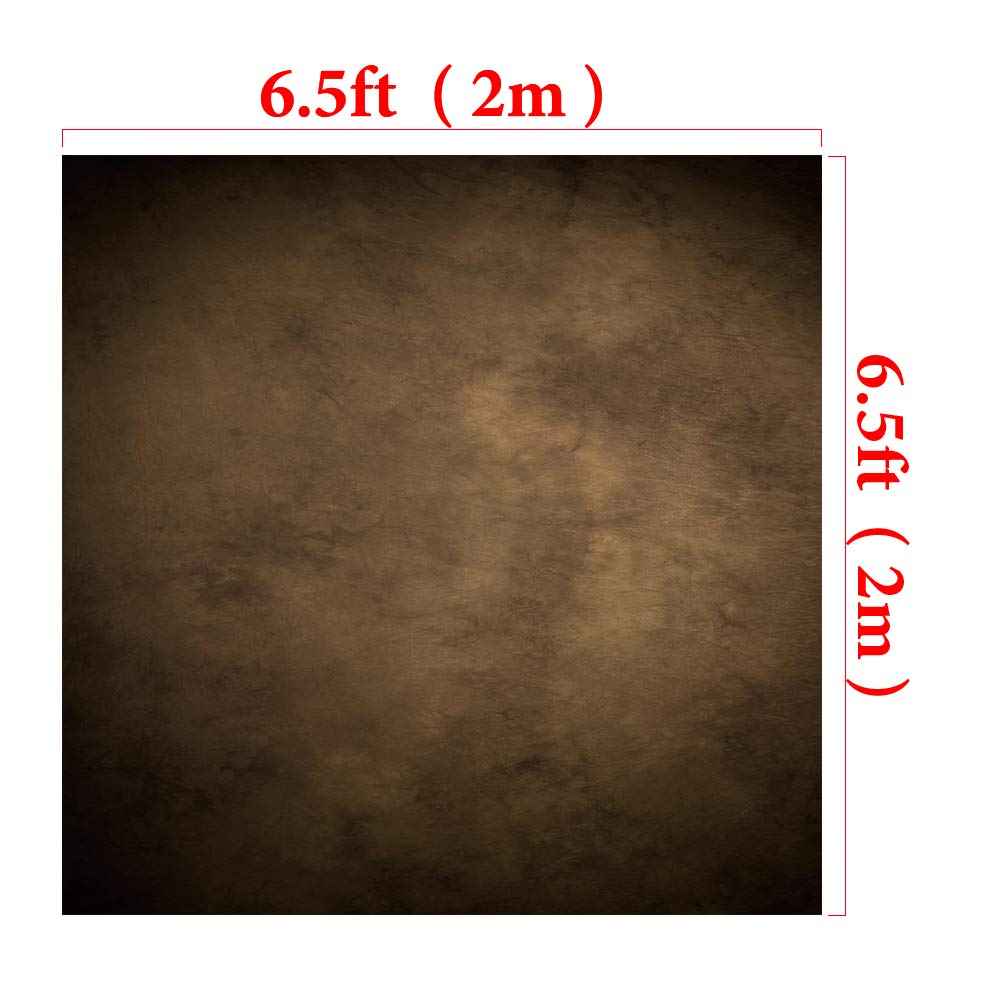 Kate Brown Photography Background 2x2m Dark Brown Gradient Photo Studio Background Retro Portrait Photography Photo Booth Props Custom Backdrop for Wedding Decorations - 3