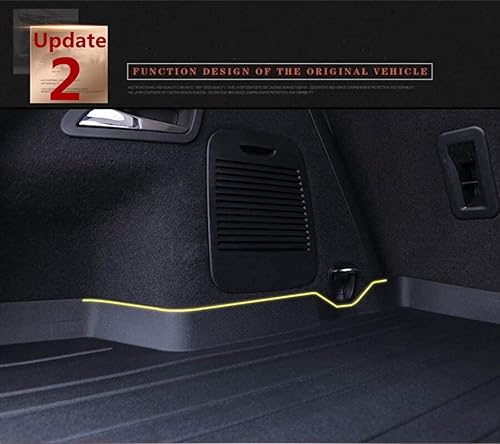 Miniatura 5 de Grand Cherokee L Cargo Liners para todo tipo de clima, tecnología 3D, duradero, TPO, impermeable, para maletero, protector de suelo, compatible con