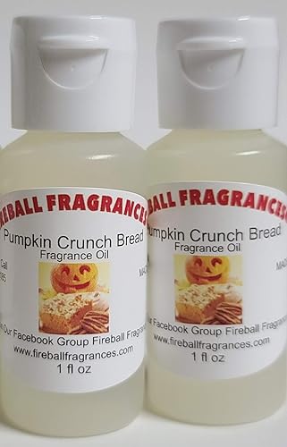 2 paquetes de crujido de calabaza relleno cremoso de tarta de calabaza, pastel amarillo recién horneado, mantequilla derretida y aceites perfumados