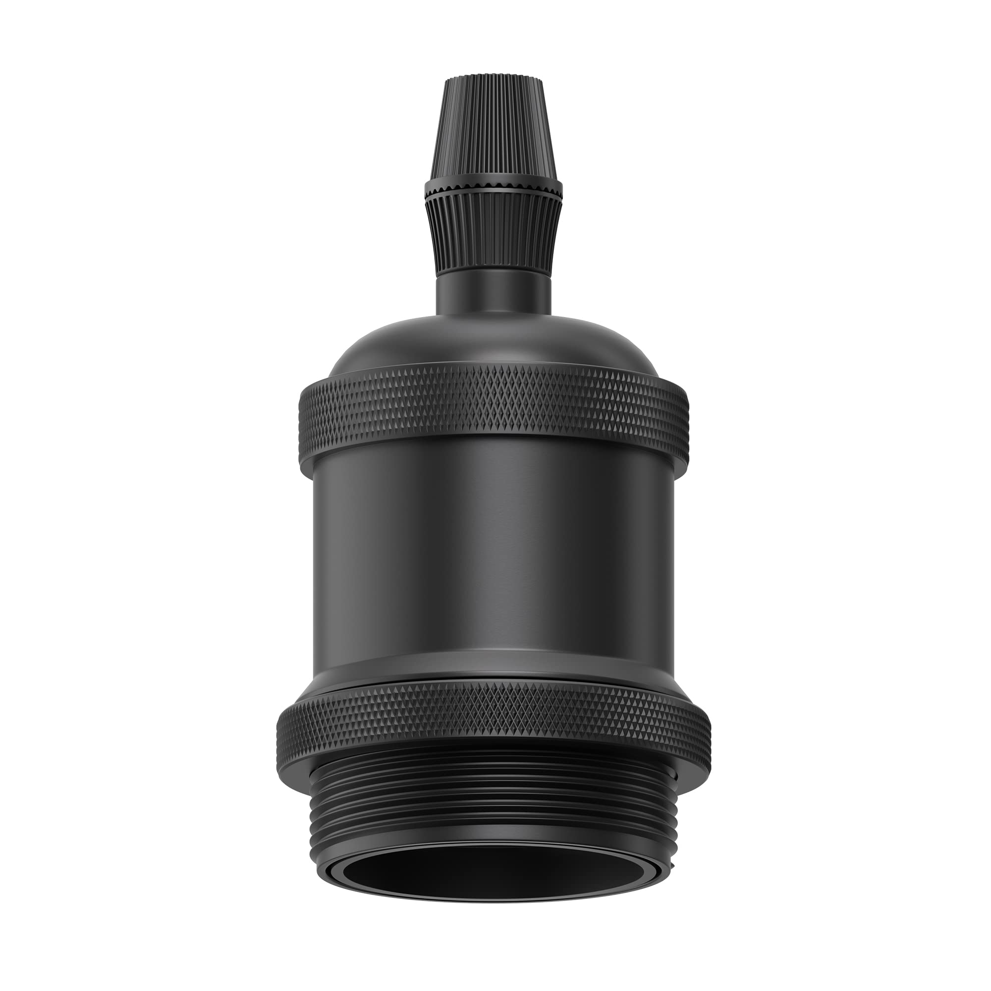 Ledscom.de Black E27 Socket Retra, 230V Ac, Max. 60W