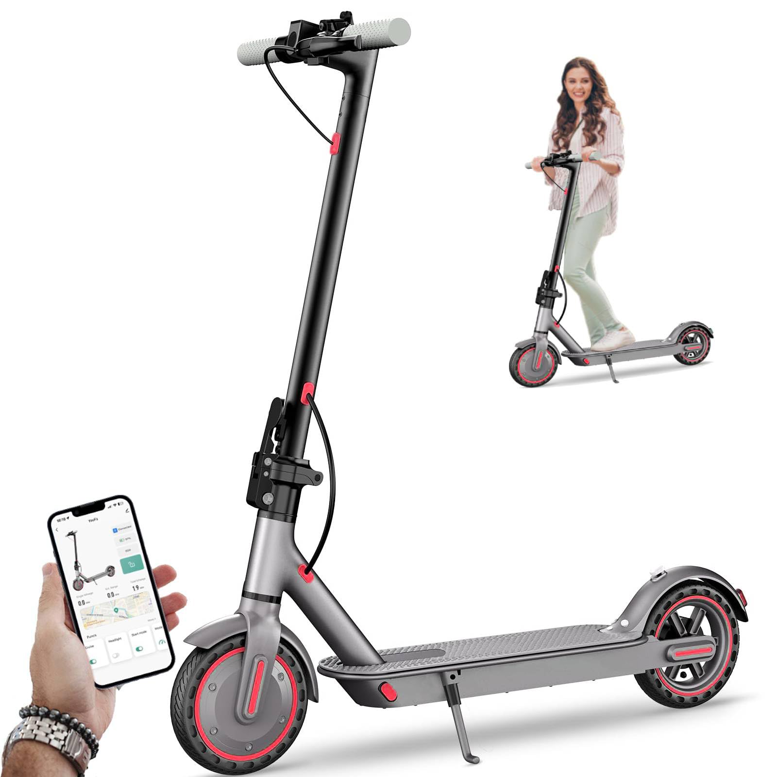 Electric Scooter for Adults 8 5 10Tires Powerful 350 500 600W Motor Max 21 26 30 Miles Long