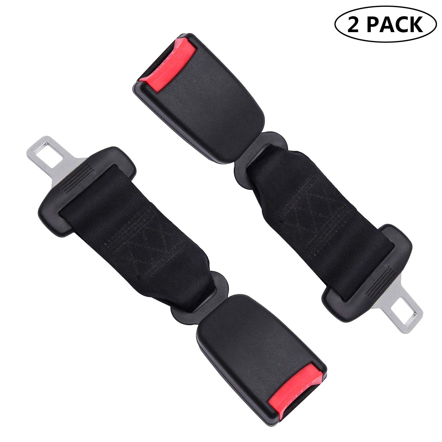 Interior 2 Pack 8 inches E11 Safety Certified Seat Belt Extender