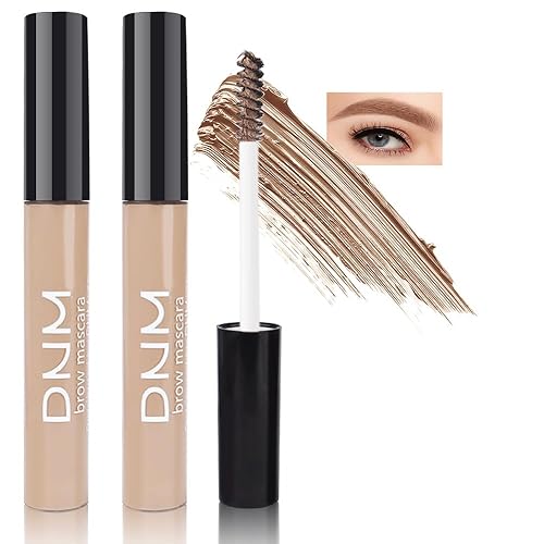 Kaely 2 unidades de gel para cejas impermeables, máscara de cejas teñida de larga duración, kit de tinte de color de cejas, cosméticos veganos de