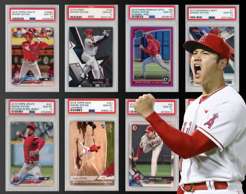 Amazon.com: Shohei Ohtani PSA Graded Card Mystery Power Pack - 1 PSA Graded Ohtani Card and 2 Packs of Cards Per Pack - Amazon Exclusive : Collectibles & Fine Art Amazon.com: Shohei Ohtani PSA Graded Card Mystery Power Pack - 1 PSA Graded Ohtani Card and 2 Packs of Cards Per Pack - Amazon Exclusive : Collectibles & Fine Art