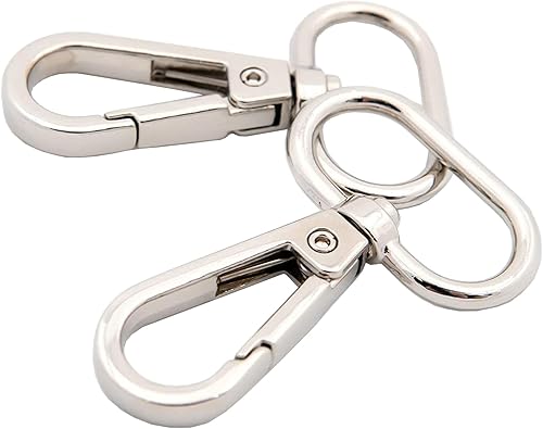 Goyunwell Cierres giratorios de langosta para puerta de empuje, ganchos giratorios de 1 pulgada para hacer bolsos, cierre de langosta, ganchos