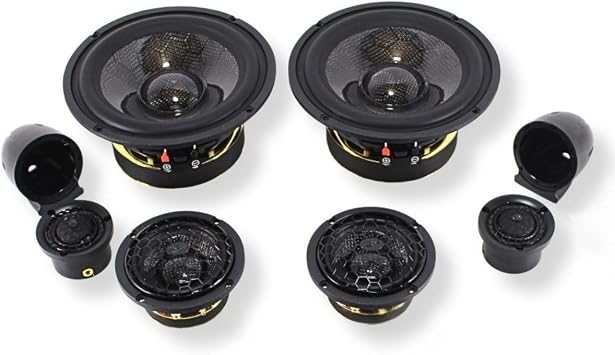 B2 Audio 3-Way 6.5" REF SQ Series Car Audio Component Speaker System