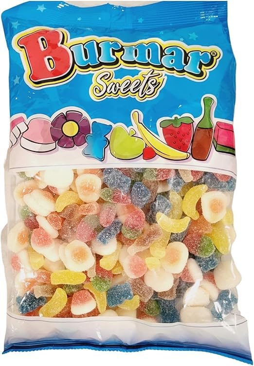 Gominola Mix con Azúcar 1Kg (Pack 2 Uds)