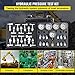 VEVOR Hydraulic Pressure Test Kit, 10/100/250/400/600bar, 5 Gauges 13 Test Couplings 14 Tee Connectors 5 Test Hoses, Hydraulic Gauge Kit with Sturdy Carrying Case, for Excavator Construction Machinery