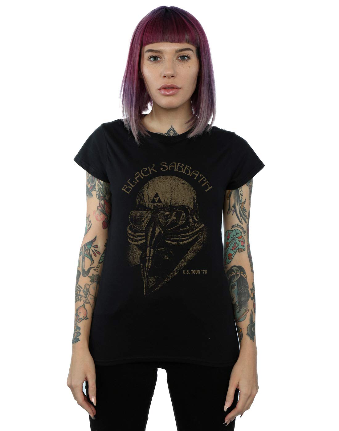 Official Women's Black Sabbath Tour 78 T-Shirt Large