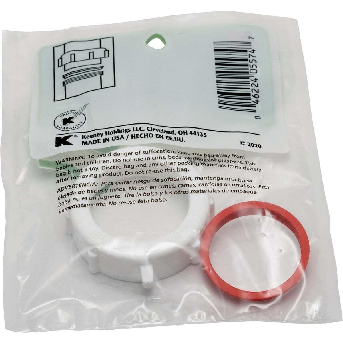 Amazon.com: Keeney 56WK 1-1/4-Inch Slip Joint Nut and Washer
