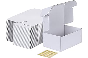 MEBRUDY 9x9x9 Inches White Corrugated Shipping Boxes: Essentials for Seamless Packing and Mailing