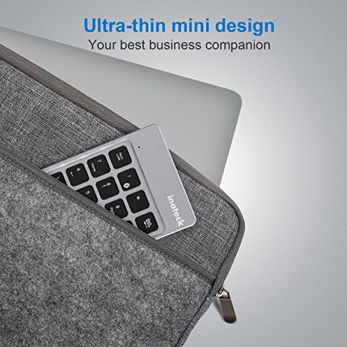 Inateck Rechargeable Bluetooth Wireless Numeric Keypad, Ultra Slim