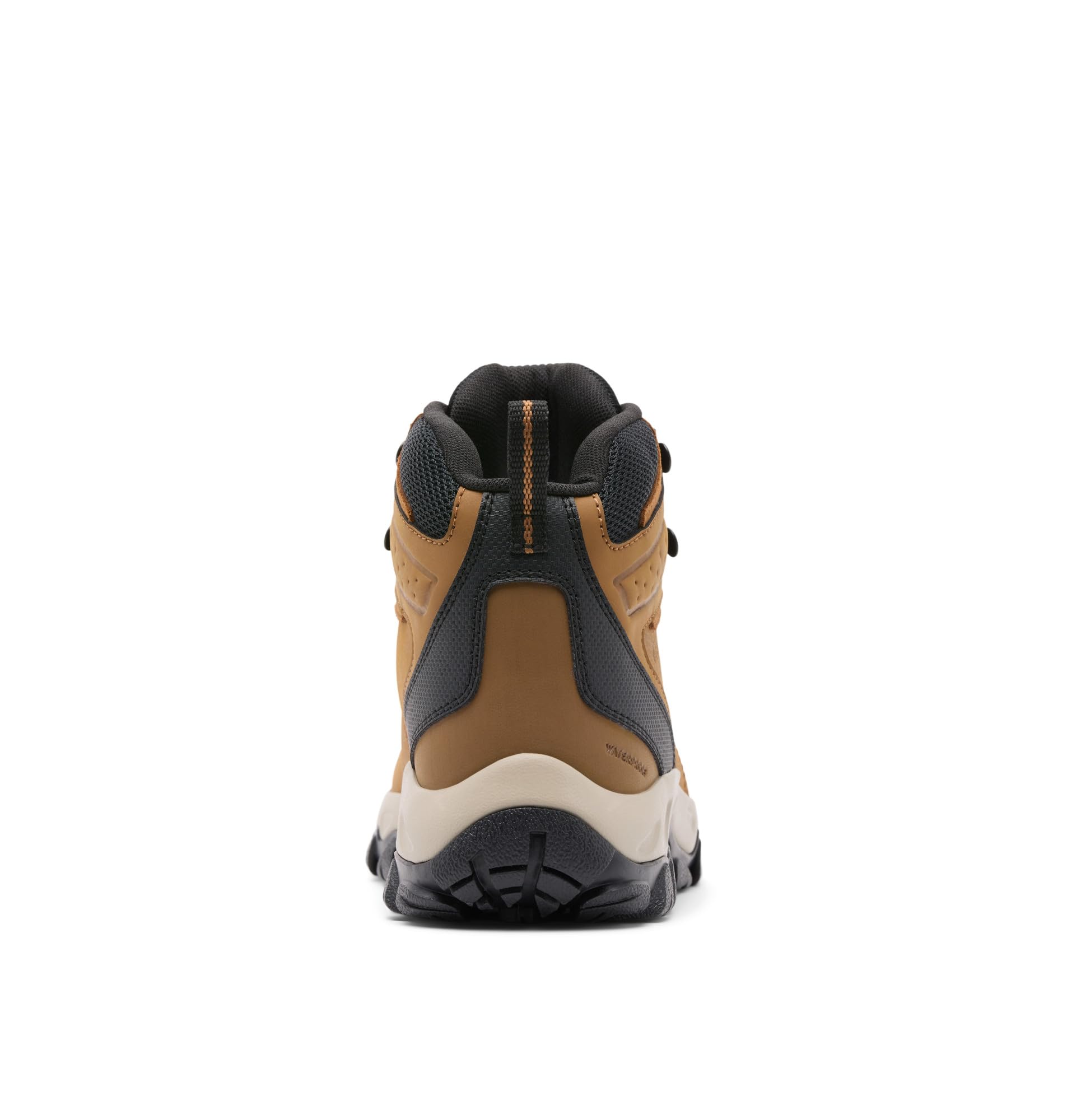 Columbia Newton Ridge Plus 2 Wp, Scarponi da trekking ed escursionismo impermeabili a vita media Uomo, Elk/Black, 50 EU | Waterproof leather hiker with cushioned support; Color: Elk, Black, Size: 16 UK