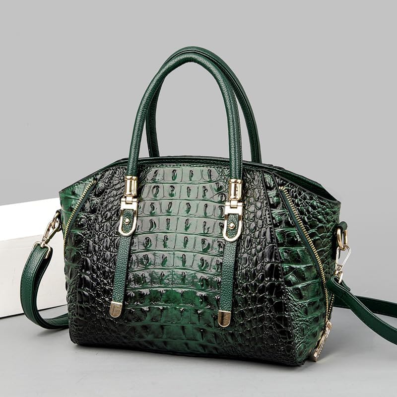 Trendy Crocodile Handbags for Women: Large Capacity Leather Handbag Crossbody Bags with Shoulder Strap Ideal Choice - Image 3