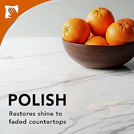 Weiman Granite and Stone Cleaner 3-in-1, Removes Grease, Stains & Watermarks, Streak-Free Formula with Stain Shield Technology, Safe on Marble, Quartz, Tile, Granite, Quartzite & Slate