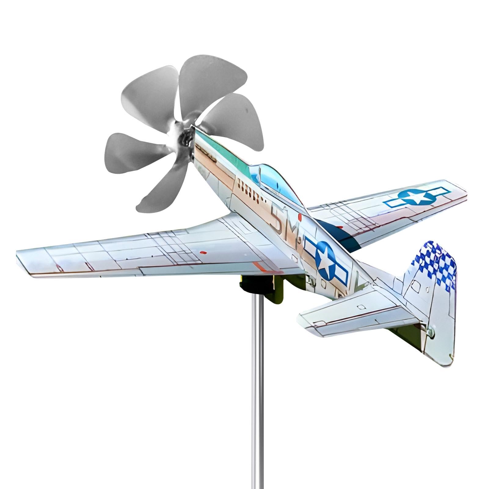 Amazon.co.jp: 飛行機ウィンドスピナー、回転風力航空機スピナー
