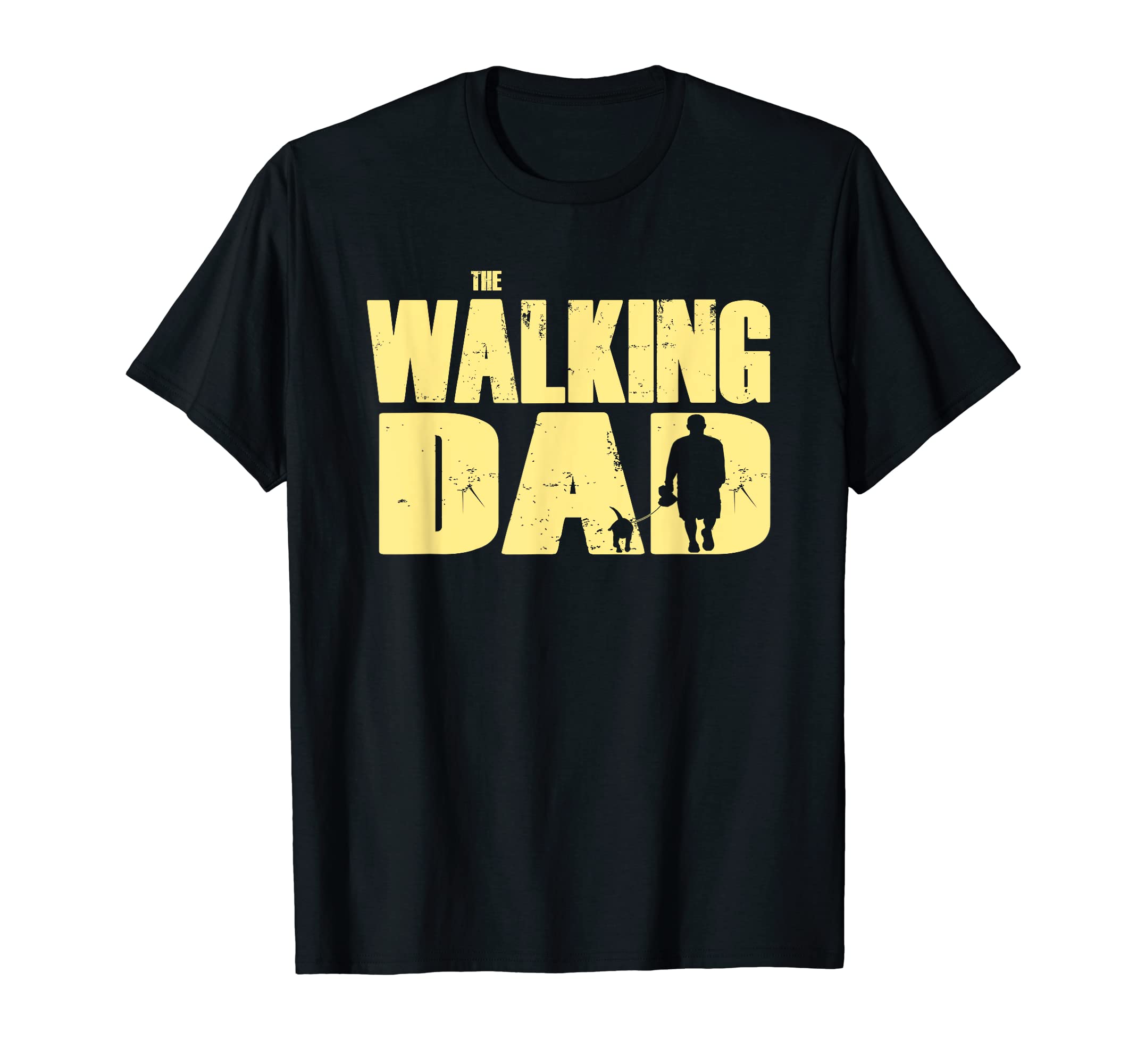 Mabanda Superific TeezThe Walking DAD men with dog for walkies T-Shirt