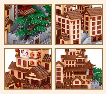 Amazon.co.jp: JOMIOD 中国建築ビルディングブロックセット 4088ピース