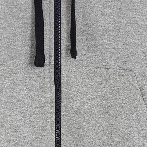 Image of Alan Jones Clothing Boys Hooded Sweatshirt | Full Zip Closure | Full Sleeves | Kangaroo Pocket | Regular Fit | Winter Jacket for Boys | Age 5-16 Years