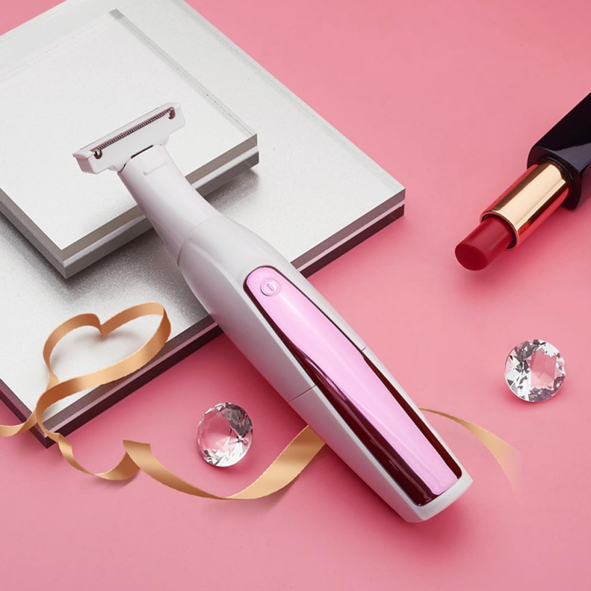 Trimmer Corpo Donna Potente e Lavabile per Depilazione Ascelle e Zona Bikini Ipx6