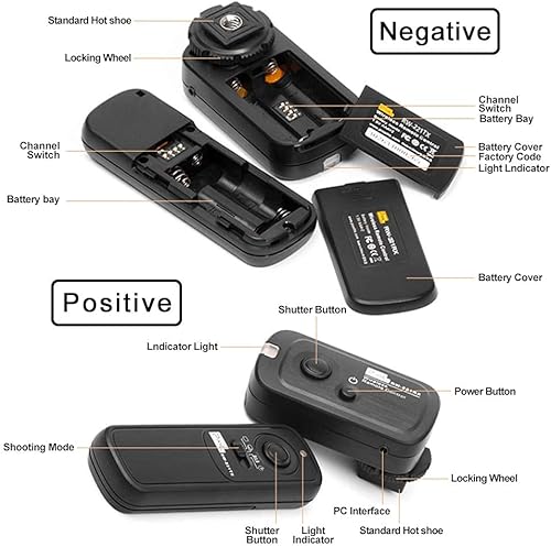 Miniatura 4 de Pixel RW-221 DC2 Temporizador inalámbrico con cable Intervalómetro de control remoto para Nikon DSLR Z7 Z7II Z6 Z6II Z5 D5600 D3300 D5000 D5100