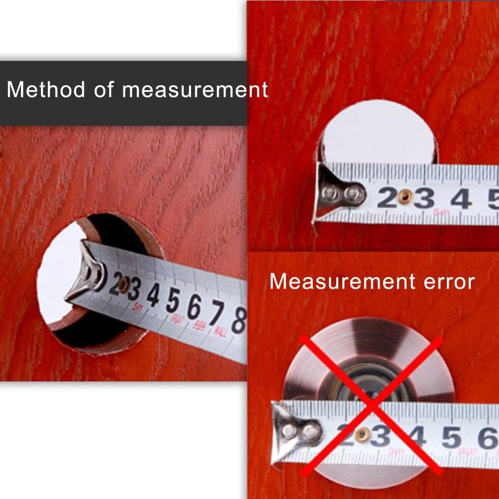 CALANDIS® Door Viewer Peephole 220 Degree Viewing with Cover Home Security 14mm 6#
