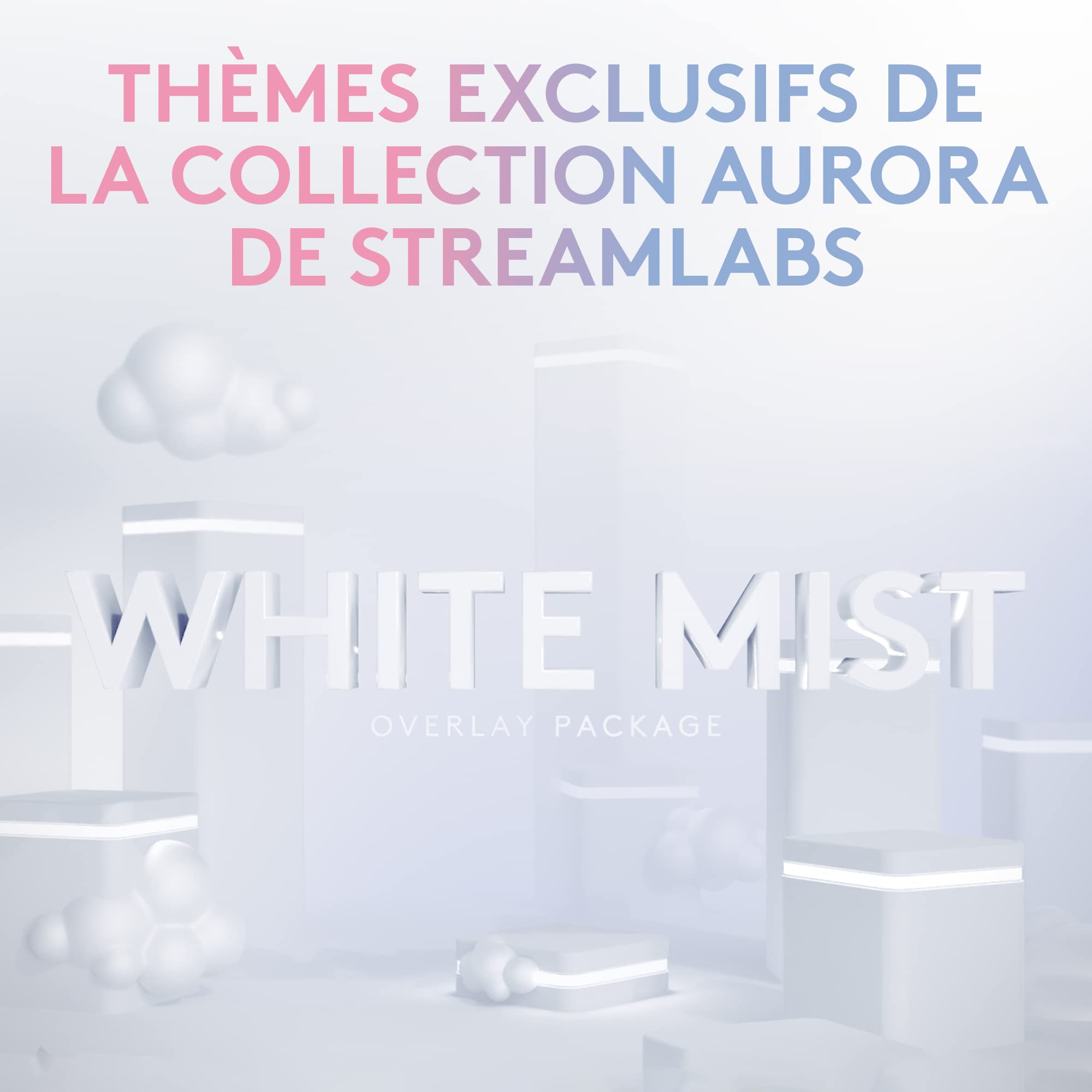 Logitech for Creators Blue Yeti Premium USB Gaming Mic pour Streaming sur PC & Mac, Special Edition, Blue VOICE Effects, Exclusive Streamlabs Themes, 4 Pickup Patterns, Plug & Play - Blanc