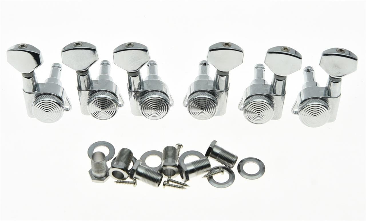 Kaish Chrome 3 gauche 3 à droite verrouillage Guitare Tuners Tuning touches Mécaniques en Corée