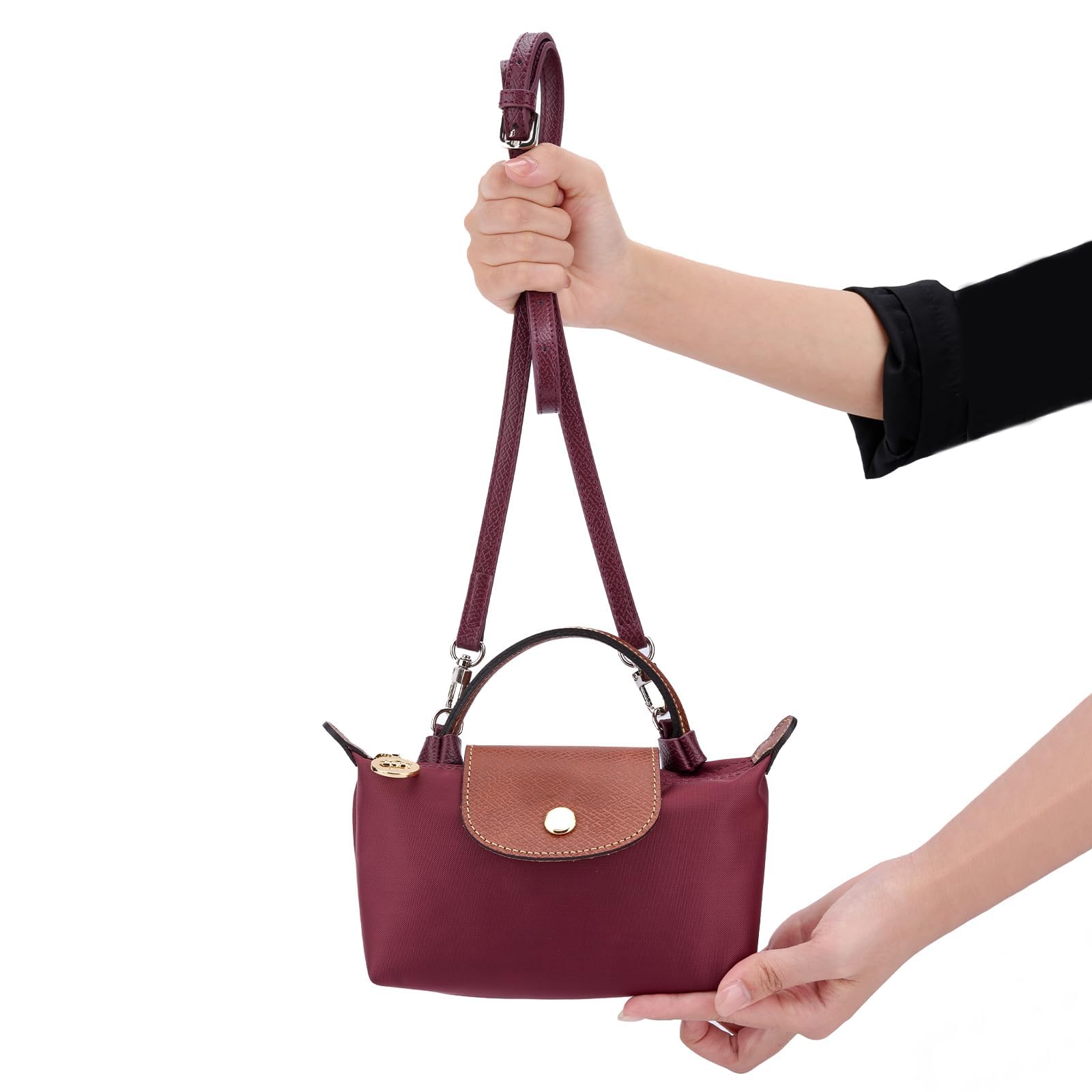 Sangles de rechange en cuir pour sac à main à bandoulière réglable pour sac à main long champ pour femme