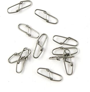 700 Pcs Fishing Swivel Sea Terminal Tackle Clip Connector Solid Coastlock Bulk Lots 08792 Double Snaps Test 35kg Cross Lock