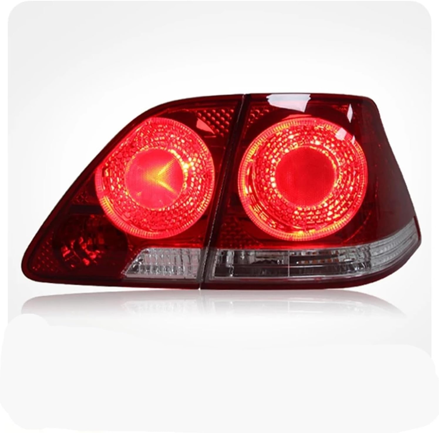 Car Lights Accessories Compatible With Toyota Crown Taillight A Pair Of Tail Lamp Turn Signal 2003-2009 Tool Modified Automobile Assembly(Black)